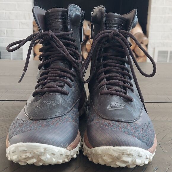 Nike Zoom Kynsie Waterproof Brown Boots Sz 8.5 - Picture 5 of 11